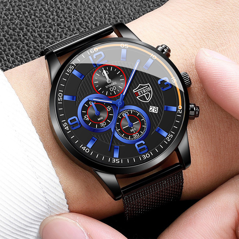 Luxury Men's Quartz Wrist Watc - огляд і ціна Luxury Watch All Black