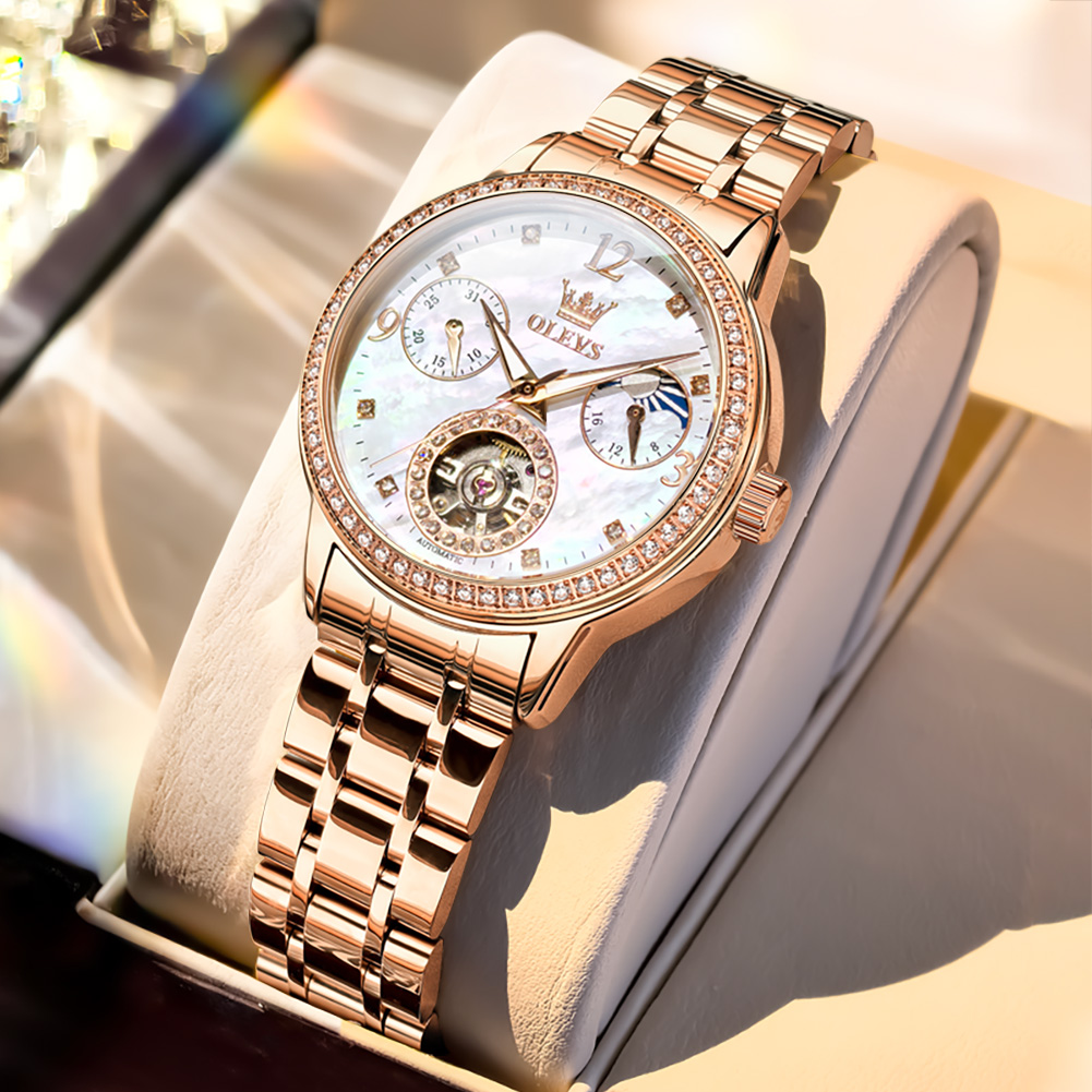 OLEVS Women's Watches Top Bran - огляд і ціна Luxury Watch Moon Phase