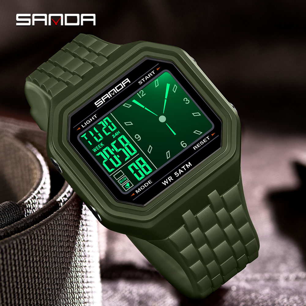 Sanda Luxury Electronic Watch  - огляд і ціна Luxury Watch Shop
