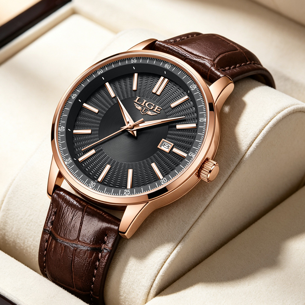 LIGE Top Brand Luxury Men's Wa - огляд і ціна Luxury Watch Audemars Piguet