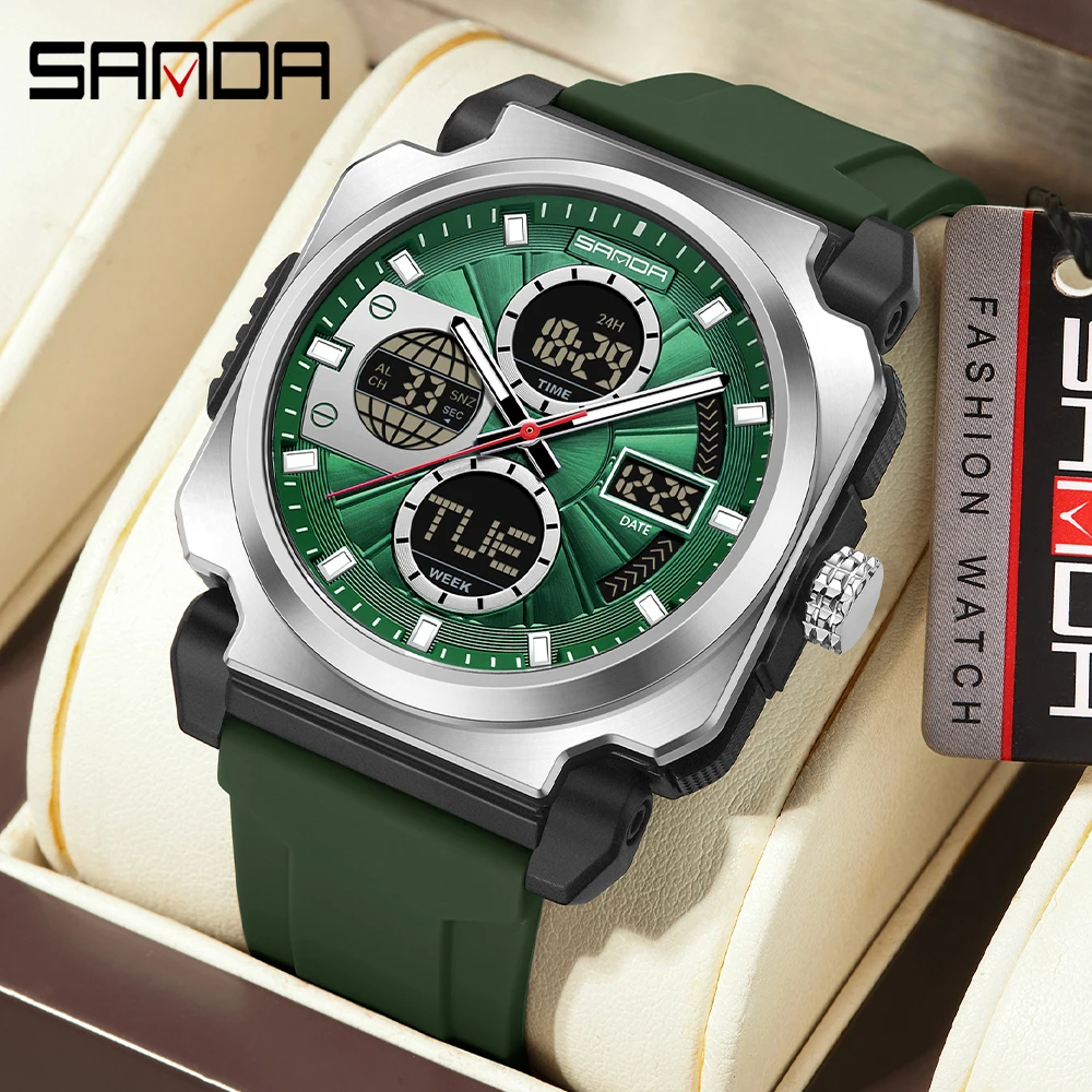 SANDA Men's Electronic Watch O - огляд і ціна Luxury Watch Shop