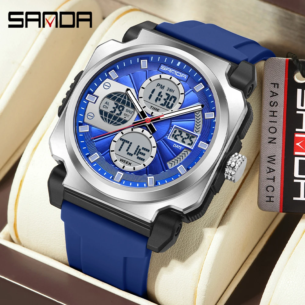 SANDA Men's Electronic Watch O - огляд і ціна Luxury Watch Shop
