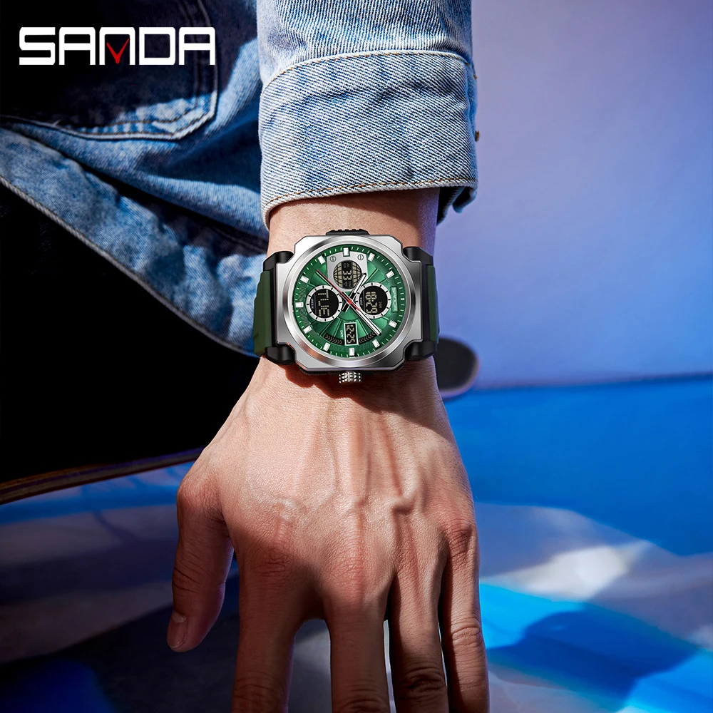 SANDA Men's Electronic Watch O - огляд і ціна Luxury Watch Shop