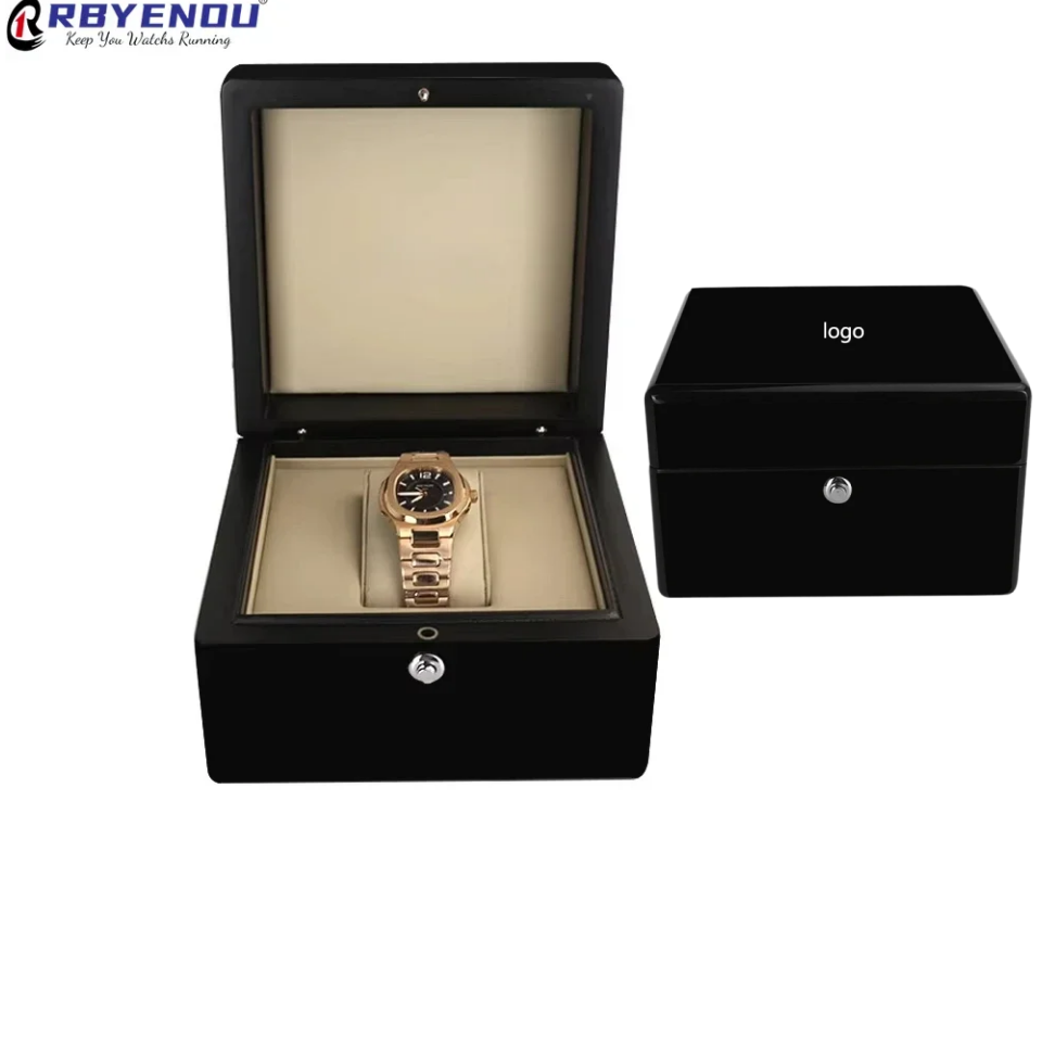 Luxury Wooden Customizable Log - огляд і ціна Luxury Watch Brands Logo