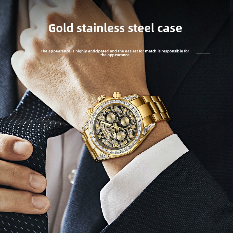 Stainless Steel New Gold Six-H - огляд і ціна Moonphase Complication Watch