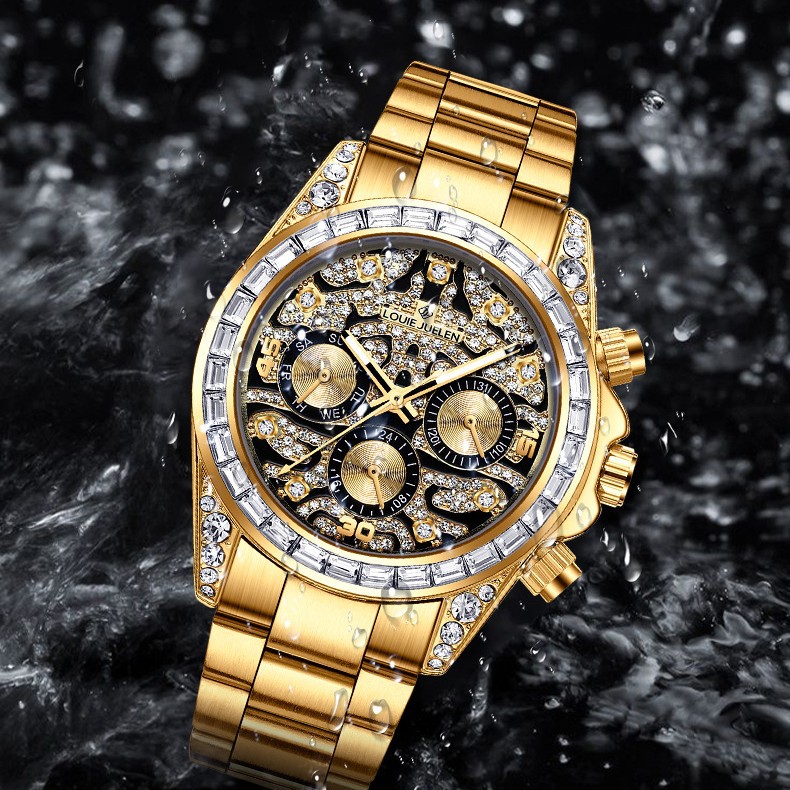 Stainless Steel New Gold Six-H - огляд і ціна Moonphase Complication Watch