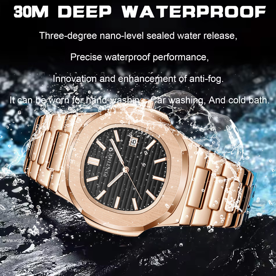 Luxury Men Wristwatch Business - огляд і ціна Luxury Watch All Black