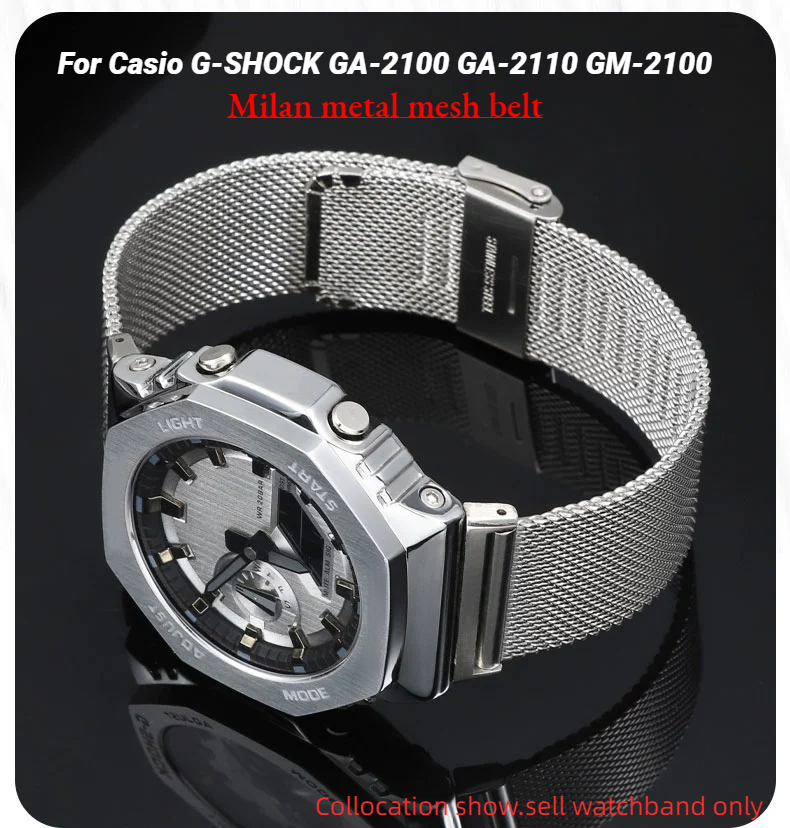 Milan metal mesh belt For Casi - огляд і ціна Casio Watch G-Shock Dw-5600