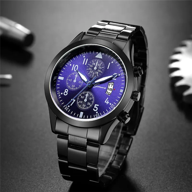 Geneva Watches Men Luxury Men  - огляд і ціна Luxury Watch All Black