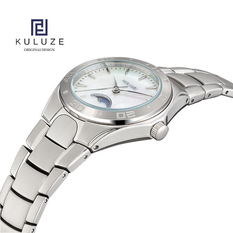 KULUZE Titanium Lady Watch Swi - огляд і ціна Luxury Watch Moon Phase